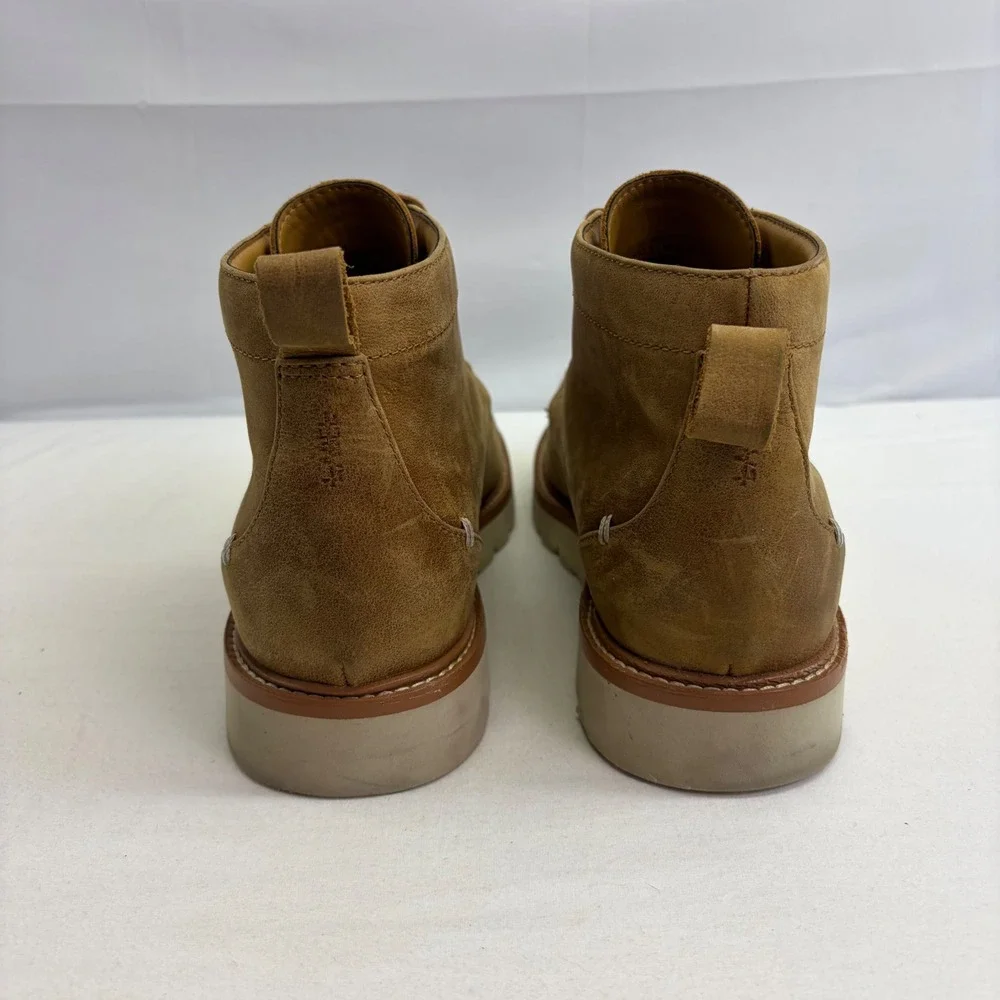 Label Moc Toe Boots Mens Size 11 Brown Leather Vibram Sole Workwear Gorpcore